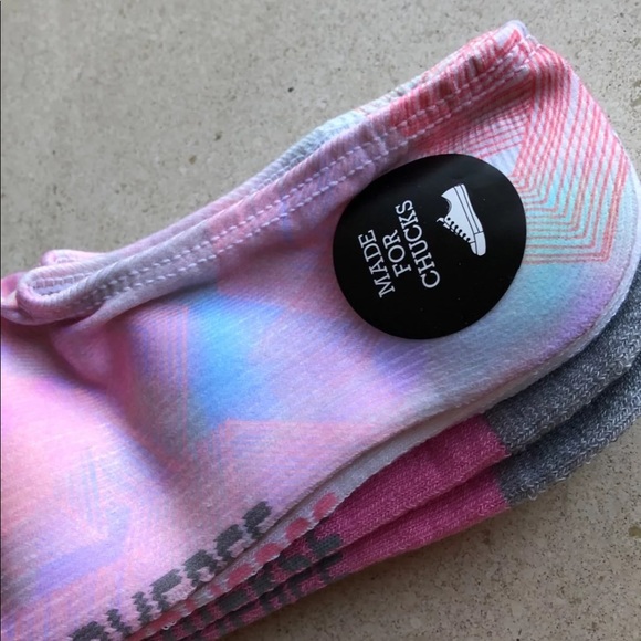 ONE 3-pair Converse No-Show liners, shoe size 4-10 - Picture 7 of 8